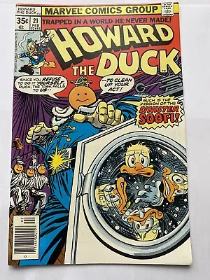 Buy HOWARD THE DUCK #21 Cents Marvel Comics 1978 High Grade NM/NM- • 3.95£