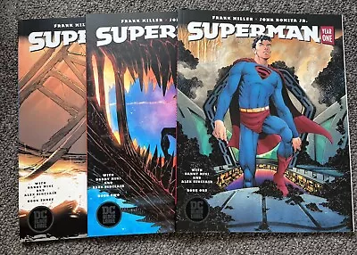 Buy Superman Year One #1 #2 #3 Complete Set DC Comics Black Label Frank Miller NM • 12.99£