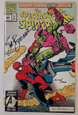Buy The Spectacular Spider-Man #200 Signed By Sal Buscema With COA • 59.30£