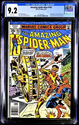 Buy Amazing Spider-Man 183 CGC  9.2 NM-   White/Pages • 72.38£