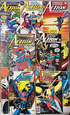 Buy Superman In Action Comics #580, 588, 591, 592, 596, 597, 598 Lot Of 7 DC Comics • 12.45£