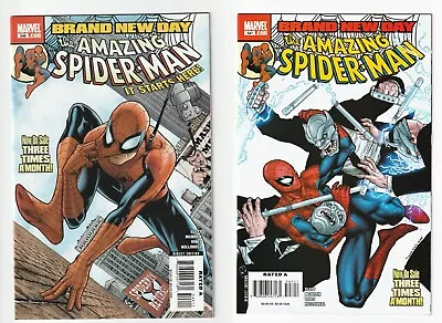 Buy Amazing Spider-Man #546 & 547 NM 1st App Mr Negative Brand New Day 1st Print • 13.43£