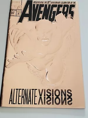 Buy 🚨 Avengers #360 Alternate Visions 30th Anniversary Embossed Cover (VF/NM) 🔥 • 4.79£