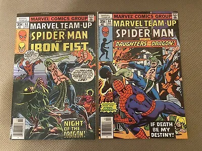Buy Marvel Team-Up #63 And #64 Marvel 1977 1st Printing Spider-Man Iron Fist • 10.45£