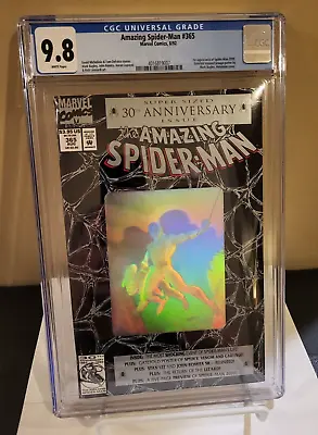 Buy Amazing Spider-Man #365 CGC NM/M 9.8 White Pages 1st Spider-man 2099! Marvel • 157.74£