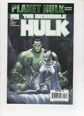 Buy Incredible Hulk #103, Planet Hulk, NM 9.4, 1st Print, 2007, Scans • 4.84£