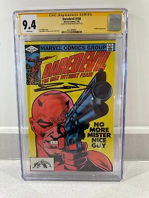 Buy Daredevil #184 CGC 9.4 SS Frank Miller Signed Gun Cover, PUNISHER!  • 300£