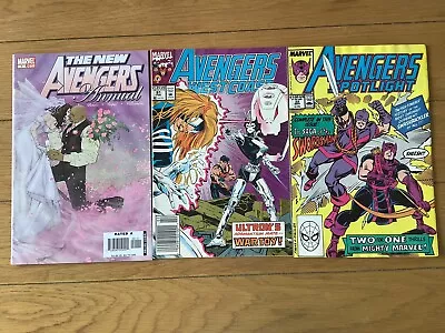 Buy Avengers Spotlight #22, Avengers West Coast #91, The New Avengers Annual #1 • 1.50£