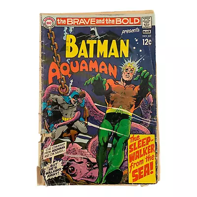 Buy The Brave And The Bold Batman Aquaman #82 (1969) Comic Book DC Comics • 13.24£