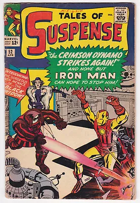 Buy Tales Of Suspense #52 Good-Very Good 3.0 First Appearance Of Black Widow 1964 • 462.45£