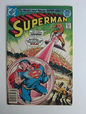 Buy Superman #308 Vg 1977 Bronze Age Dc Comics Protector Radion Villains 1st Series • 3.97£