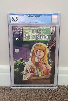 Buy House Of Secrets #92 CGC 6.5  (1971) 1st Swamp Thing Off White Pages DC Movie • 1,703.61£