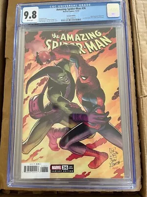 Buy Amazing Spiderman (Volume 6) #36 CGC 9.8 John Romita Green Goblin #250 Variant • 39.58£