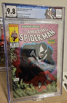 Buy Spider-Man #316 CGC 9.8 🔥 1st Cover App Venom 🔥 🌟 Comic Con Foil 🌟     300 3 • 239.99£