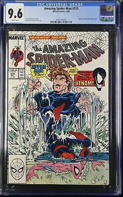 Buy 🔑🔥🔥🔥 Amazing Spider-Man #315 . CGC 9.6  Mc Todd First Venom Cover  150008 • 72.44£