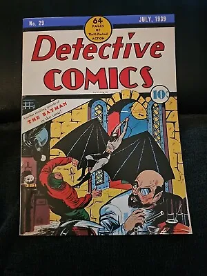 Buy DETECTIVE COMICS 29 BATMAN ORIG-ART Facsimile Cover Reprint Interiors  • 35.56£