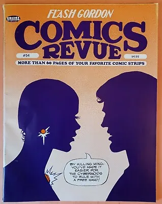 Buy Comics Revue #54 ~ Vf 1990 Magazine ~ Flash Gordon ~ Batman ~ The Phantom • 7.94£