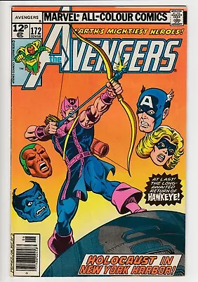 Buy The Avengers #172 • 1978 • Vintage Marvel 30¢ •  Holocaust In New York Harbor!  • 0.99£