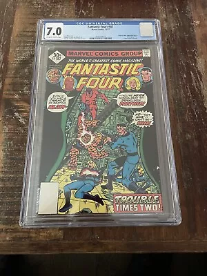 Buy Fantastic Four #187 10/77 CGC 7.0 OFF-WHITE TO WHITE Pages • 35.98£