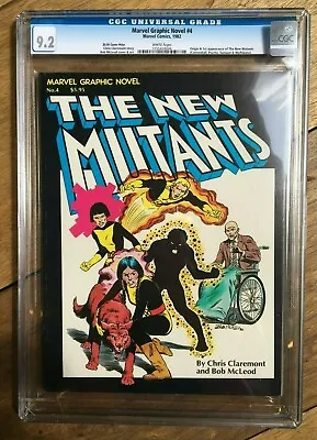 Buy Marvel Graphic Novel #4 Canadian Variant 1st App New Mutants CGC 9.2 1255459006 • 296.25£