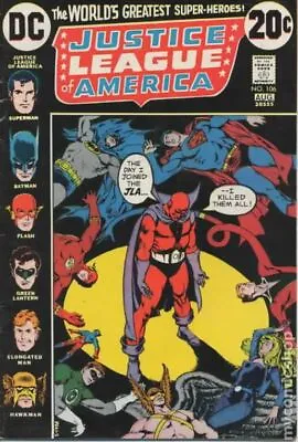 Buy Justice League Of America #106 VG 4.0 1973 Stock Image Low Grade • 5.61£