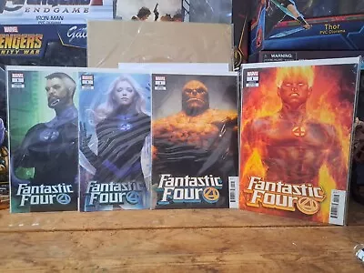 Buy Fantastic Four #1 Artgerm Variants Lot Of 4 Complete Marvel Comics 2018 • 30.27£