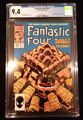 Buy Fantastic Four #310, CGC 9.4, Marvel, January 1988, Direct, Ms. Marvel/Thing • 47.49£