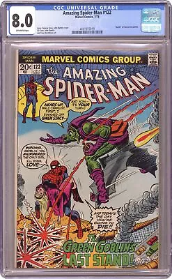 Buy Amazing Spider-Man #122 CGC 8.0 1973 4161977019 • 364.29£