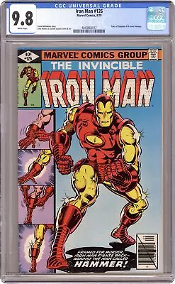 Buy Iron Man #126 CGC 9.8 1979 4040868012 • 369.97£