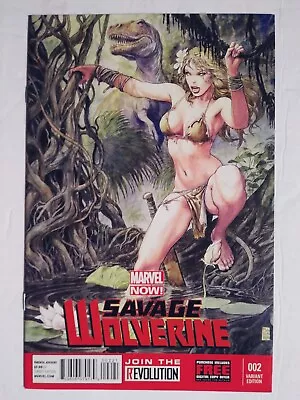 Buy Savage Wolverine #2 Milo Manara Sheena  Variant  ULTRA VHTF NM • 308.69£