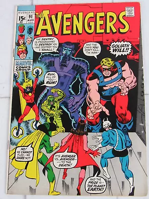 Buy The Avengers #91 Aug. 1971 Marvel Comics • 28.43£
