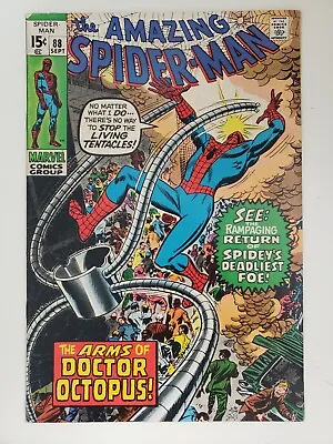 Buy Amazing Spider-Man #88 - 1970 - The Arms Of Doctor Octopus • 30.38£