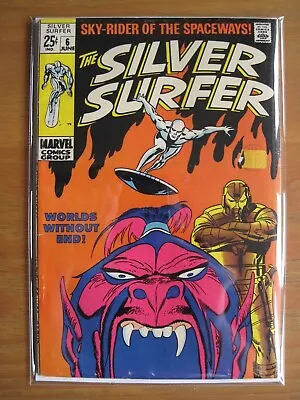 Buy Silver Surfer #6 1969 Volume 1 - Worlds Without End - Marvel Comic • 60£