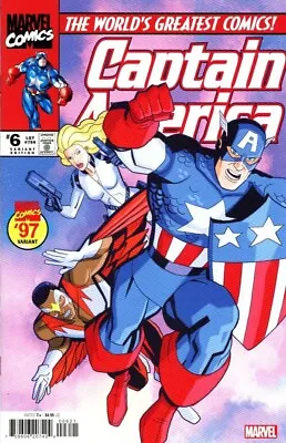 Buy Marvel Comics ‘Captain America’ #6 (2024) Pete Woods Marvel '97 Variant • 3.96£