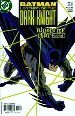 Buy Batman Legends Of The Dark Knight (1989) # 188 (6.0-FN) Riddler 2005 • 2.70£