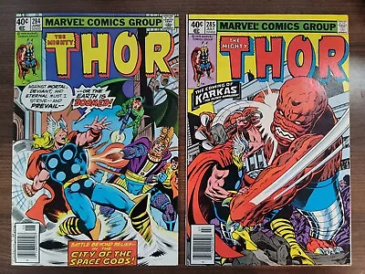 Buy Thor #284 & 285 John Buscema Newsstand Copies 1979 Vf/vf+ Condition  • 11.06£