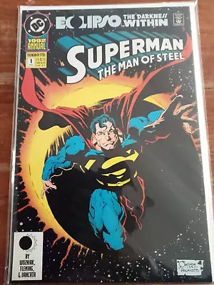 Buy Superman The Man Of Steel Annual #1 Giant Size 1992 • 1.15£
