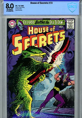 Buy House Of Secrets #73 (1965) DC CBCS 8.0 Off-White Eclipso • 66.09£