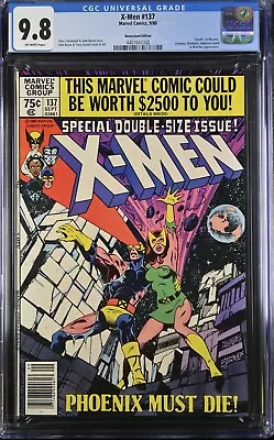 Buy Uncanny X-men #137 Newsstand⭐cgc 9.8⭐nm/mt⭐death Of Phoenix⭐byrne⭐marvel⭐1980 • 448.96£