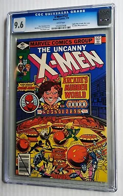 Buy Uncanny X-Men #123 CGC 9.6 1979 Marvel WHITE PAGES Spider-Man Appearance • 142.30£