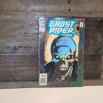 Buy GHOST RIDER 2099 No. 1 1994 Marvel Comic Book SILVER FOIL Cover Mancave Decor  • 24.10£