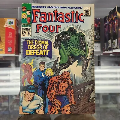 Buy Fantastic Four #58 (1961) Marvel Comics Dr Doom App See Pics Read Description • 19.79£
