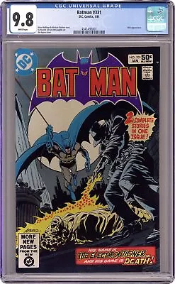 Buy Batman #331 CGC 9.8 1981 4341493007 • 166.03£