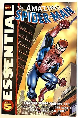 Buy ESSENTIAL AMAZING SPIDER-MAN Vol 5 Collects ASM # 90-113 1st Edition TPB Marvel • 7.09£