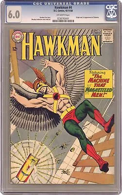 Buy Hawkman #4 CGC 6.0 1964 0236783001 1st App. And Origin Zatanna • 547.96£