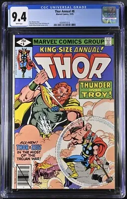 Buy Thor Annual #8 Cgc 9.4 Vs Zeus John Buscema White Pages 1014 • 51.44£