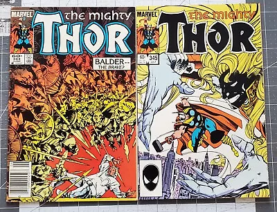 Buy Thor #344 And 345 (Marvel, 1984) 1st Malekith The Accursed • 3.93£