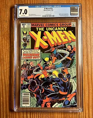 Buy Uncanny X-Men #133 1st Solo Wolverine Cover Hellfire Club CGC 7.0 Uncirculated • 101.36£