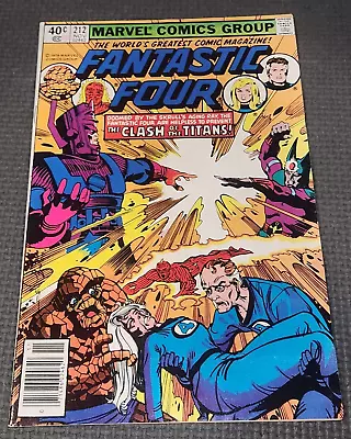 Buy FANTASTIC FOUR #212 (1979) Mark Jewelers Insert Galactus Newsstand Marvel Comics • 39.98£