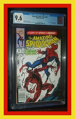 Buy AMAZING SPIDERMAN CGC #361 Newsstand Ed. 1992 Marvel Comics CGC 9.6 NM+ • 314.99£